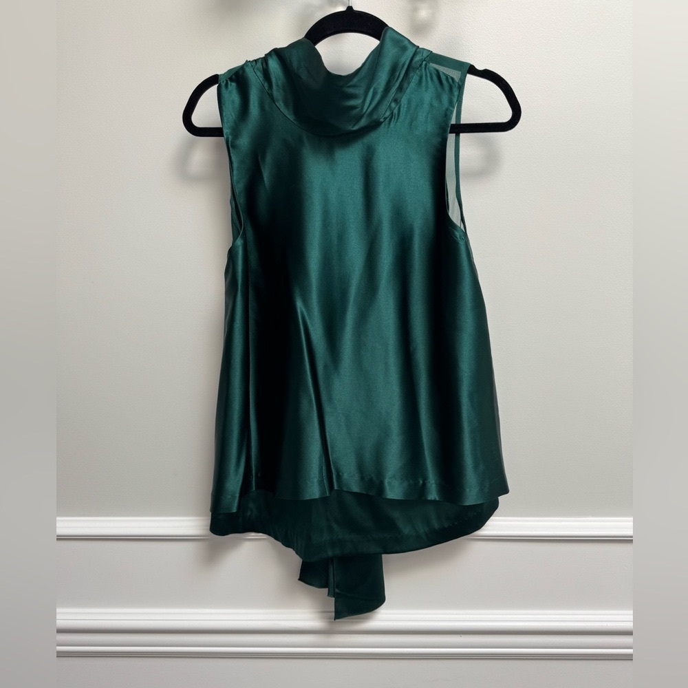 3.1 Phillip Lim Silk Teal Sleeveless Blouse - Size 4 - New
